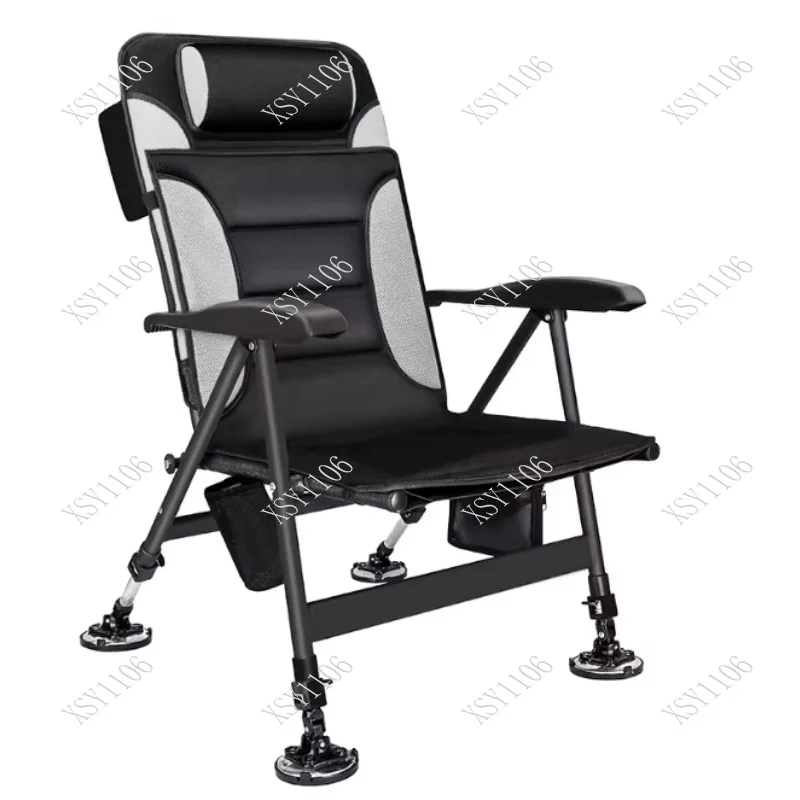 Fishing Chair Multi-Adjustable Folding Fishing Chair，Reclining European Fishing Chairs