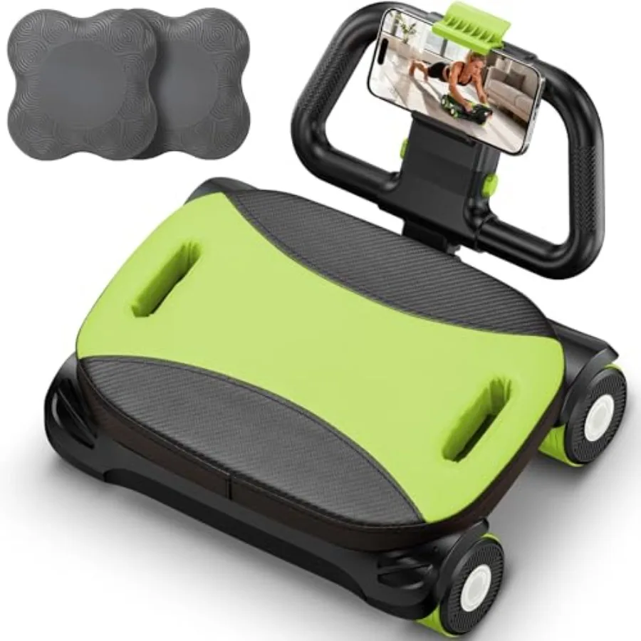 2025 AB Roller Wheel 4 Wheel Elbow Support Abdominal Wheel Automatic Rebound Abdominal Fat Burning Weight Loss Core T