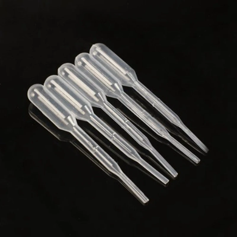 200PCS Graduated Pipettes Dropper Polyethylene (0.2Ml & 0.5Ml)