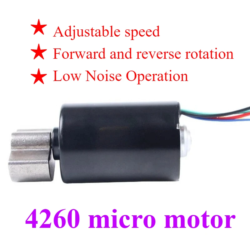 

4260 vibrating DC motor, micro planetary gear brushless, 12V - 24V large torque small motor, variable speed motor
