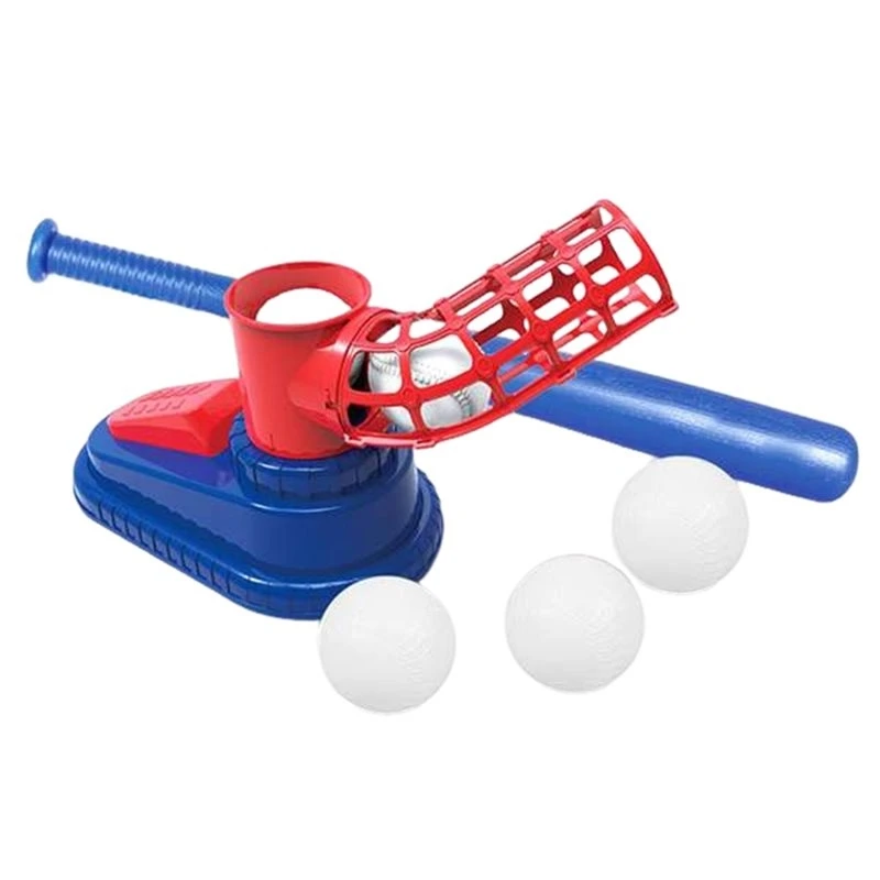 T22C Adjustable Baseball Throwing Machine Set-For Kids' Outdoor Sports Toy For Fun And Skill Development Improvement