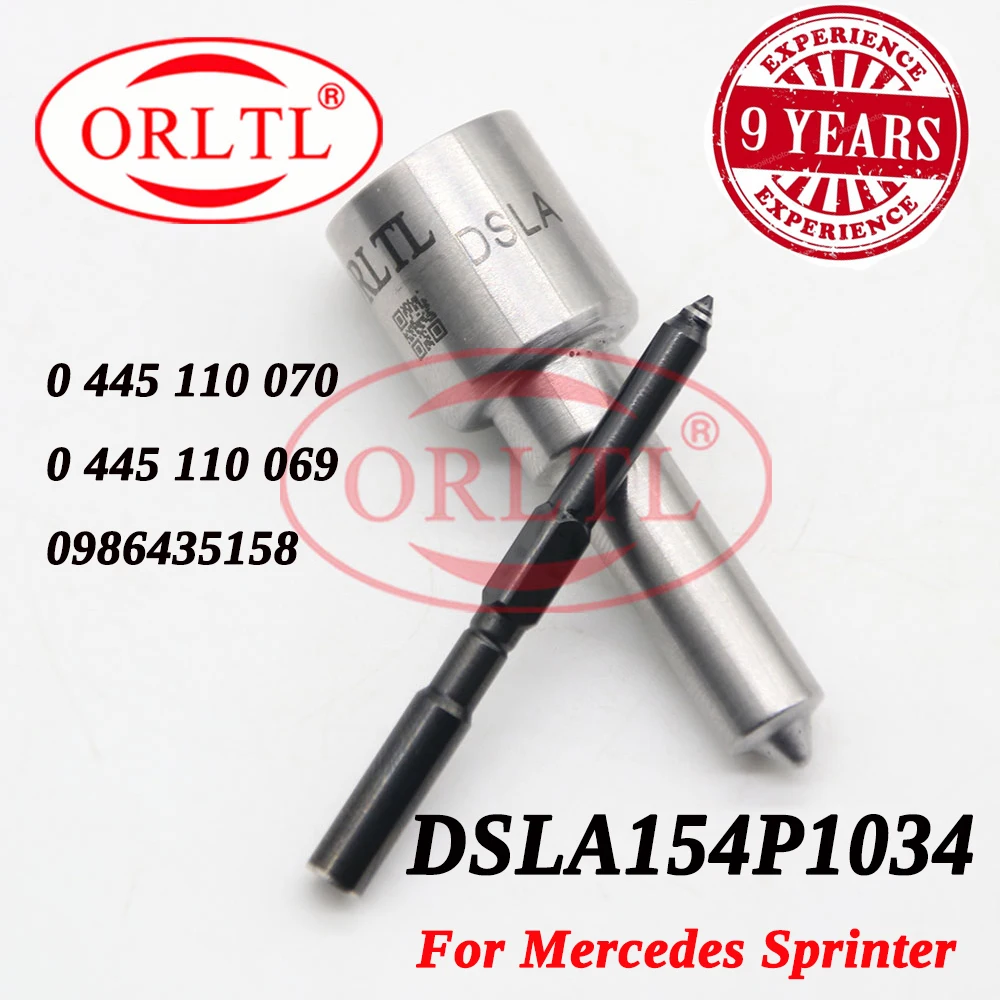 DSLA154P1034 Common Rail Injector Spayer Nozzle 0 433 175 298 for Mercedes Sprinter 208 0 445 110 070 Diesel 0986435158