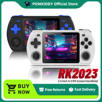 POWKIDDY RK2023 Retro Handheld Video Game Console 3.5 Inch 4:3 IPS Screen RK3566 Chip Dual Speaker Stereo Children's gift