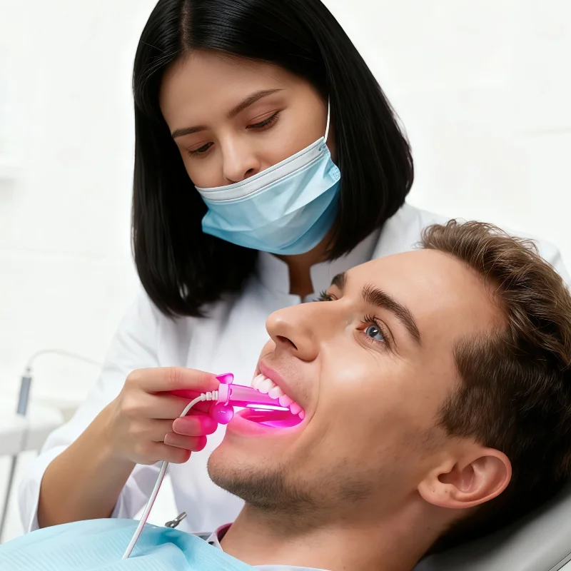 歯肉炎症緩和赤色光療法、知覚過敏と歯のケア改善のためのプロフェッショナルな口腔健康機器