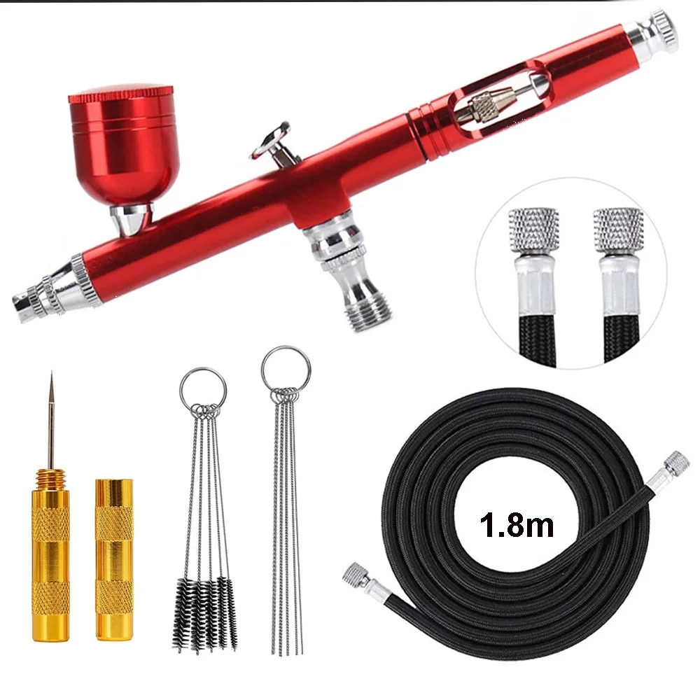 Gravity Airbrush 0.3mm Nozzle Sand Gun Multi-functional DIY Art Hand-Painted Nail Spray Mini Pneumatic Spray Gun Set