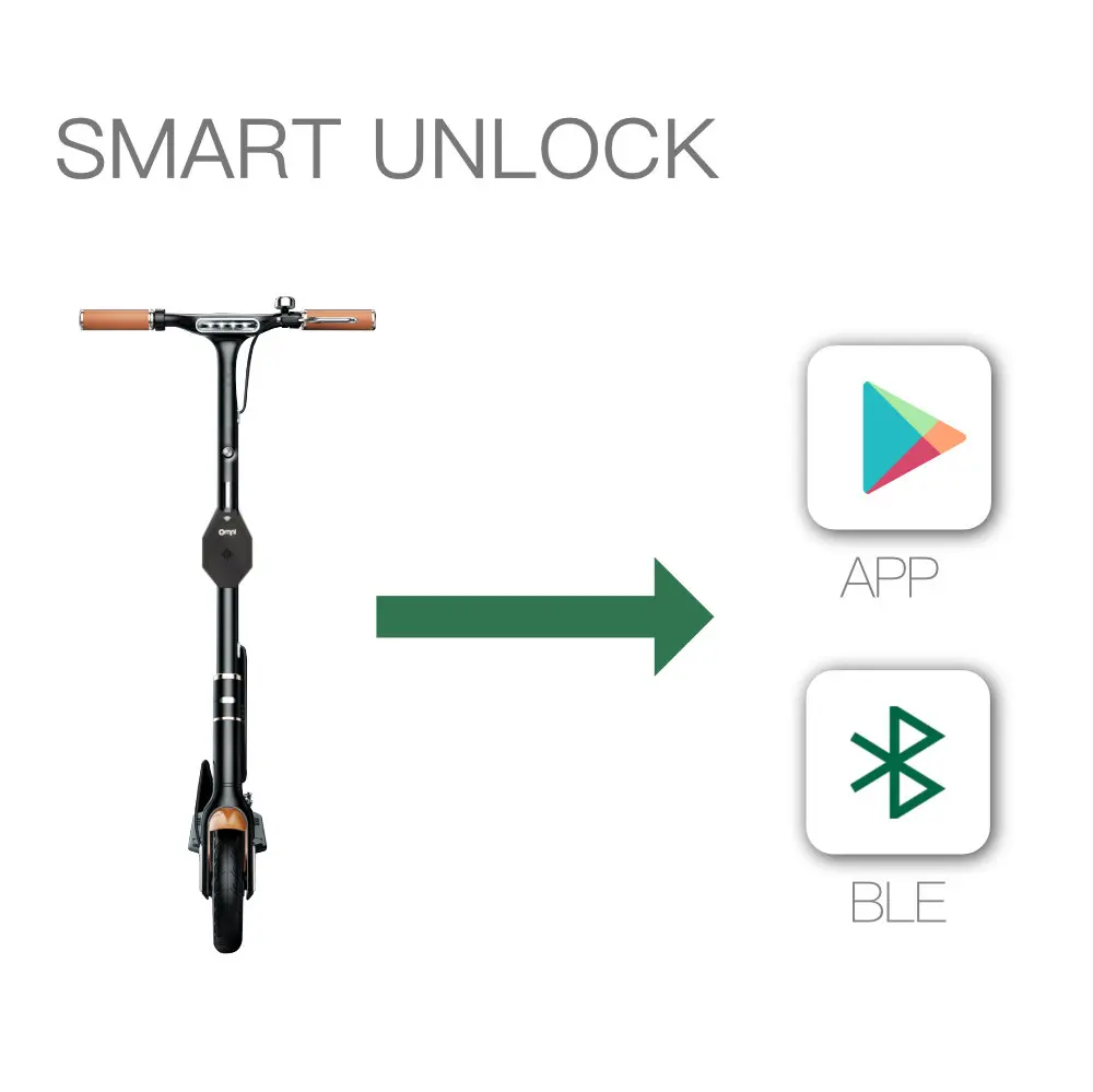 منتج جديد لعام 2019 يدعم الدفع برمز الاستجابة السريعة سكوتر كهربائي مشترك مع جهاز تعقب GPS APP #5