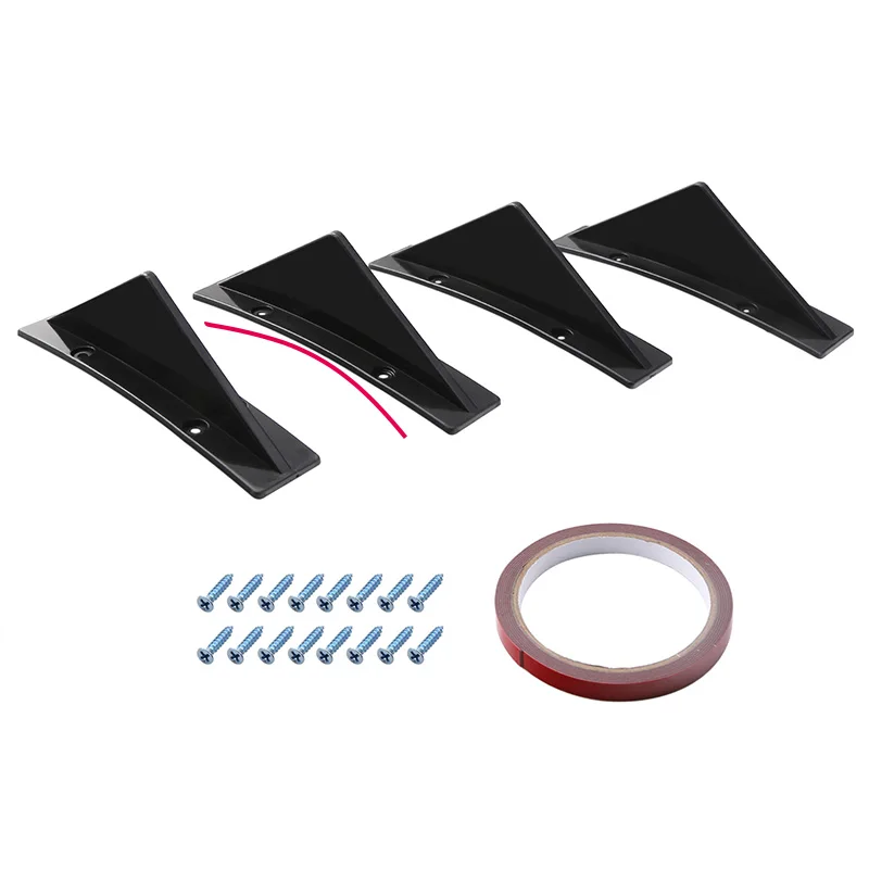 Hot 4pcs Arc black