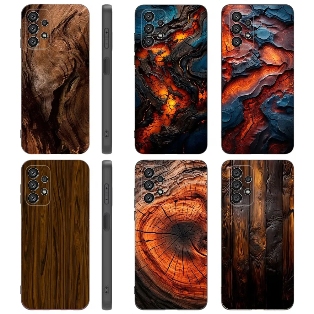 

Natural Wood Phone Case For Samsung Galaxy A91,A80,A73,A72 ,A71,A53A52,A32 ,A31A22,A21s,A20,Black Cover