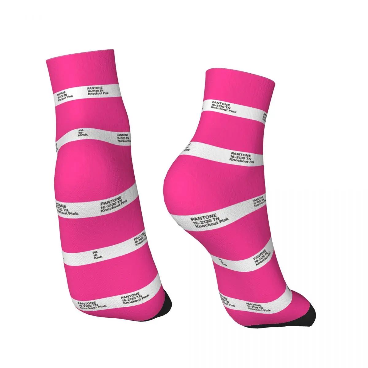 جوارب Pantone 16-2130 TN باللون الوردي Harajuku جوارب فائقة النعومة لجميع المواسم إكسسوارات الجوارب للرجال والنساء هدية عيد ميلاد #5