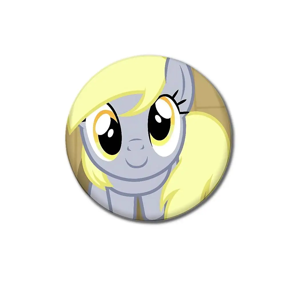 M-My Little Pony Emaille-Pins, handgefertigte runde Brosche, L Killer Yagami Light Cosplay-Abzeichen, Rucksäcke, Schmuck, Geschenke