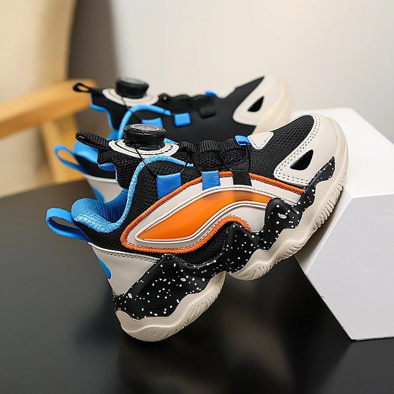 

Новая осенняя дышащая детская спортивная обувь с сеткой, амортизирующая и износостойкая обувь для бега, повседневная обувь для кампуса и баланса