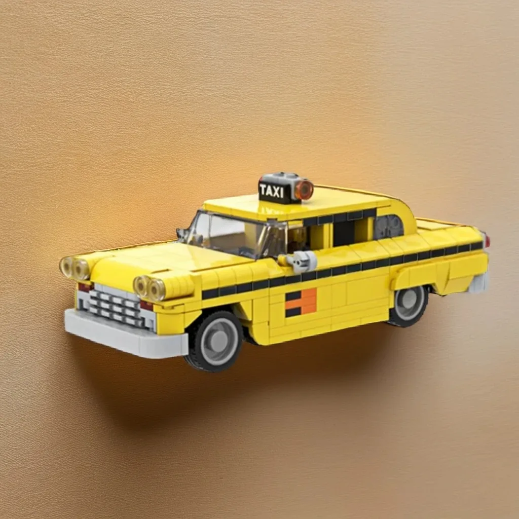 

447PCS MOC City Champions Super Car New York Checker Cab A11 Model Technology DIY Creative Building Blocks Display Birthday Gift