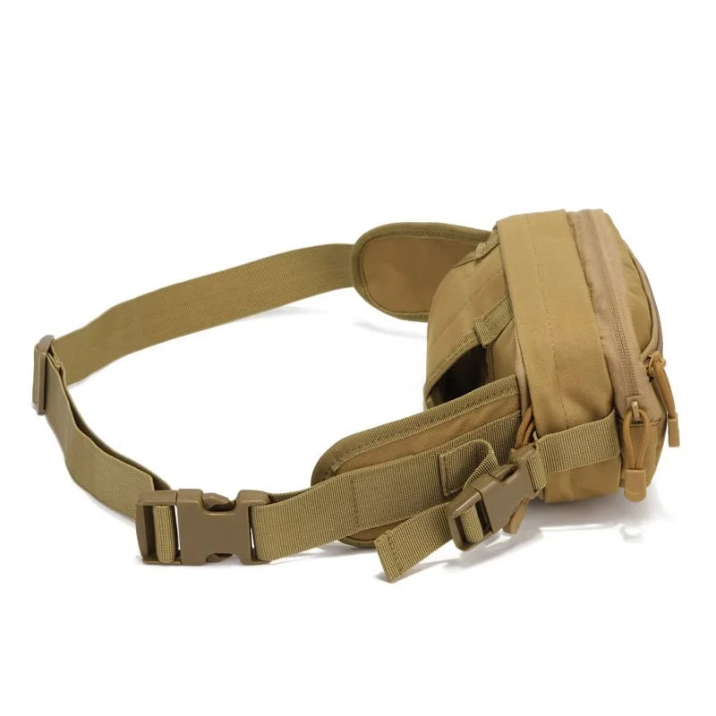 Image 3: Sac tactique d'extérieur, sacoche de combat, sac banane camouflage tactique Molle