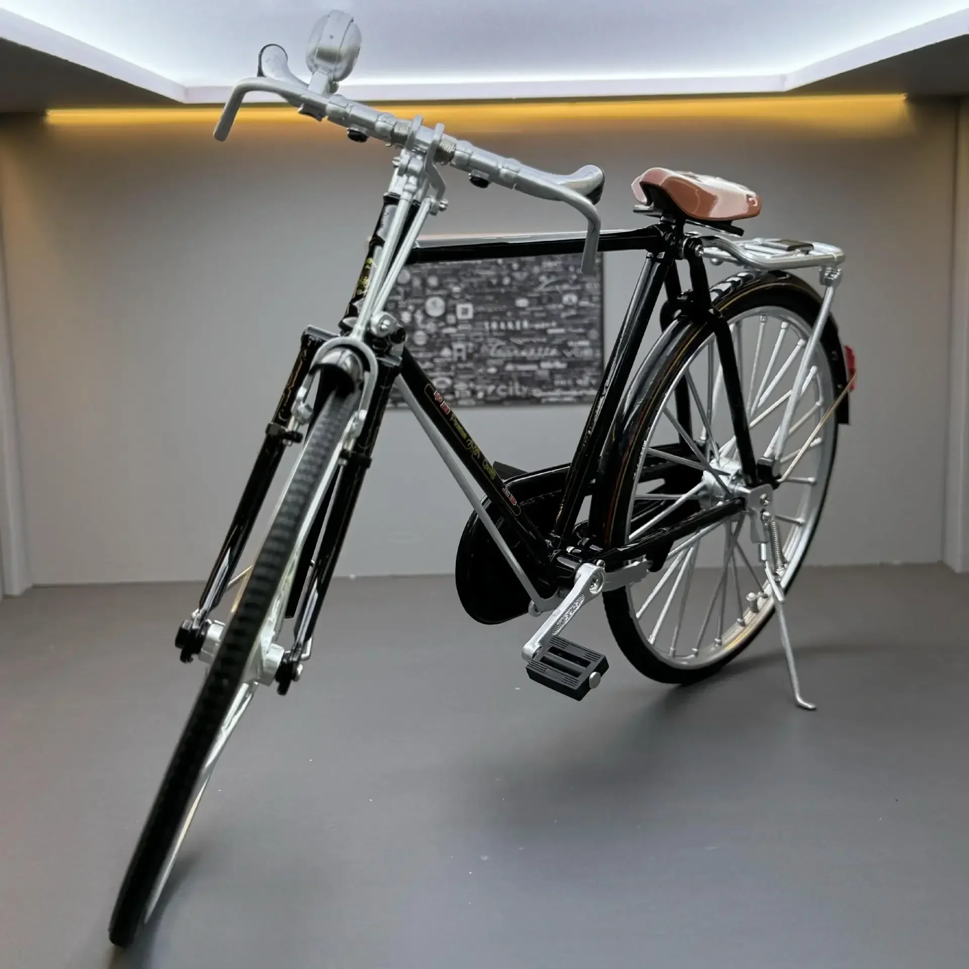 1:6 البسيطة الرجعية الإصبع دراجة جبلية الحنين لعبة مجسمة دراجة صغيرة الكبار محاكاة جمع الهدايا لعب للأطفال #1