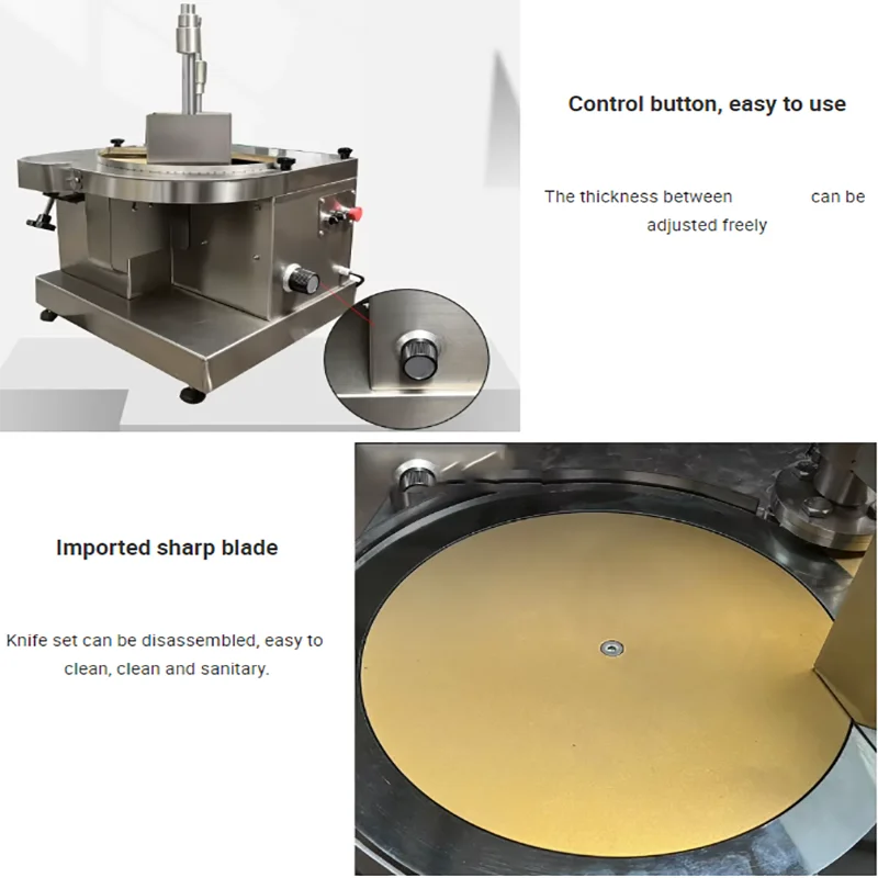 Large Capacity Beef Thinner Premium Quality Cooked Meat Cutting Chicken Breast Slicing Machine