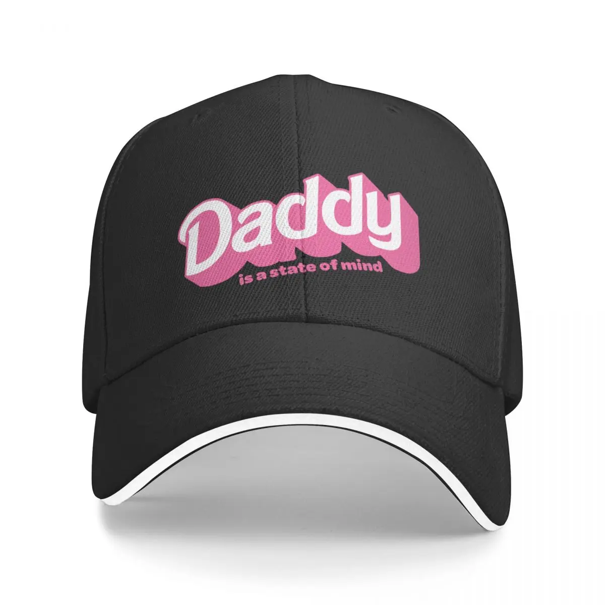 

Daddy is a state of mind Baseball Cap Military Cap Man derby hat Women's Golf Clothing Men's