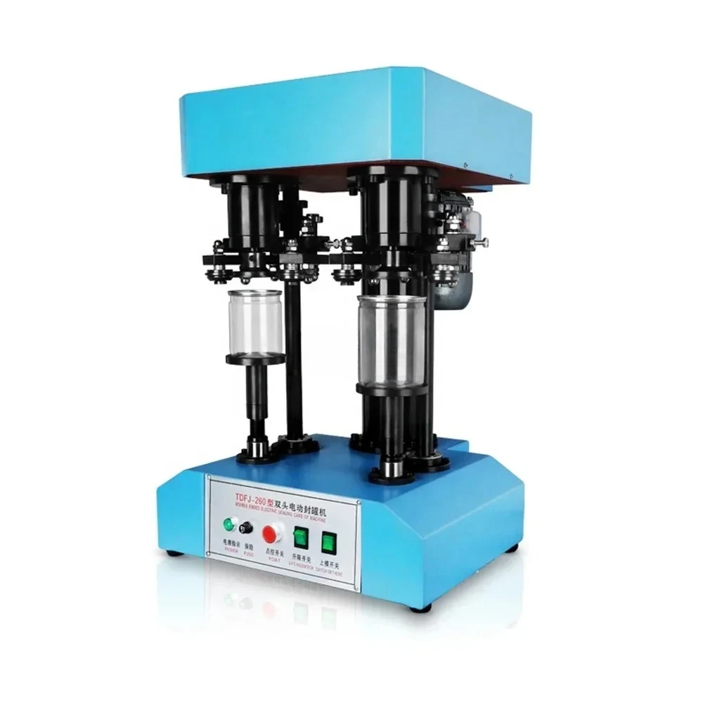 

Double Head automatic can sealing machine electric can sealing machine
