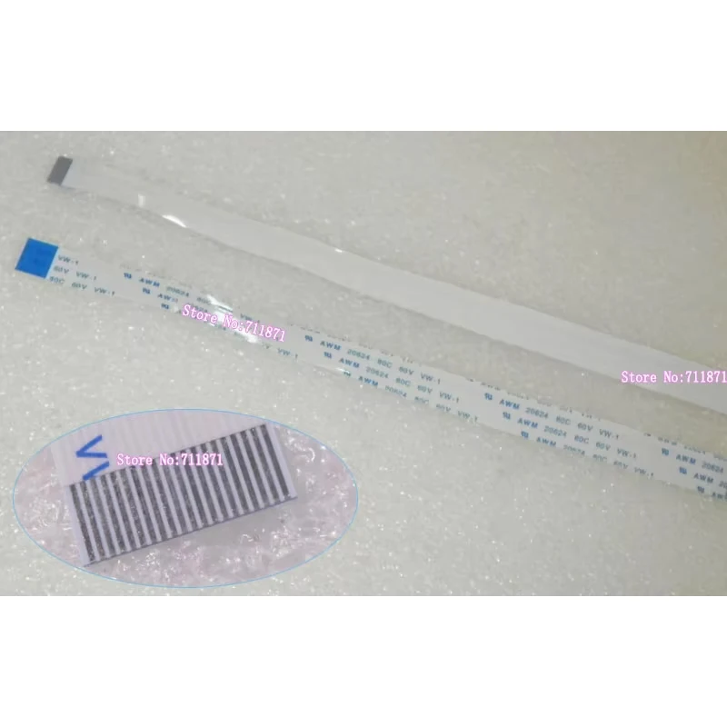 Type B 20P FFC cable 0.5 Pitch 20P Flexible Flat Cable Opposite Ribbon Flexible Flat Line 20 Pin B 0.5mm Soft Strip FFC Cable
