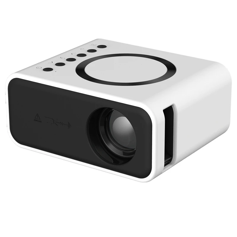 Wifi Mini Projector YT300 LED Projector 320X240 Portable Home Theater USB Wireless Sync Screen Supported 1080P-US Plug