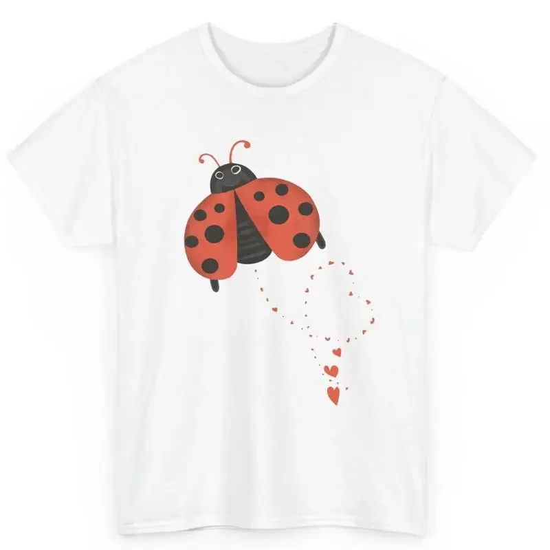 Entomophile Ladybugs Insects Lover T Shirt Nature Zoologie Novelty
