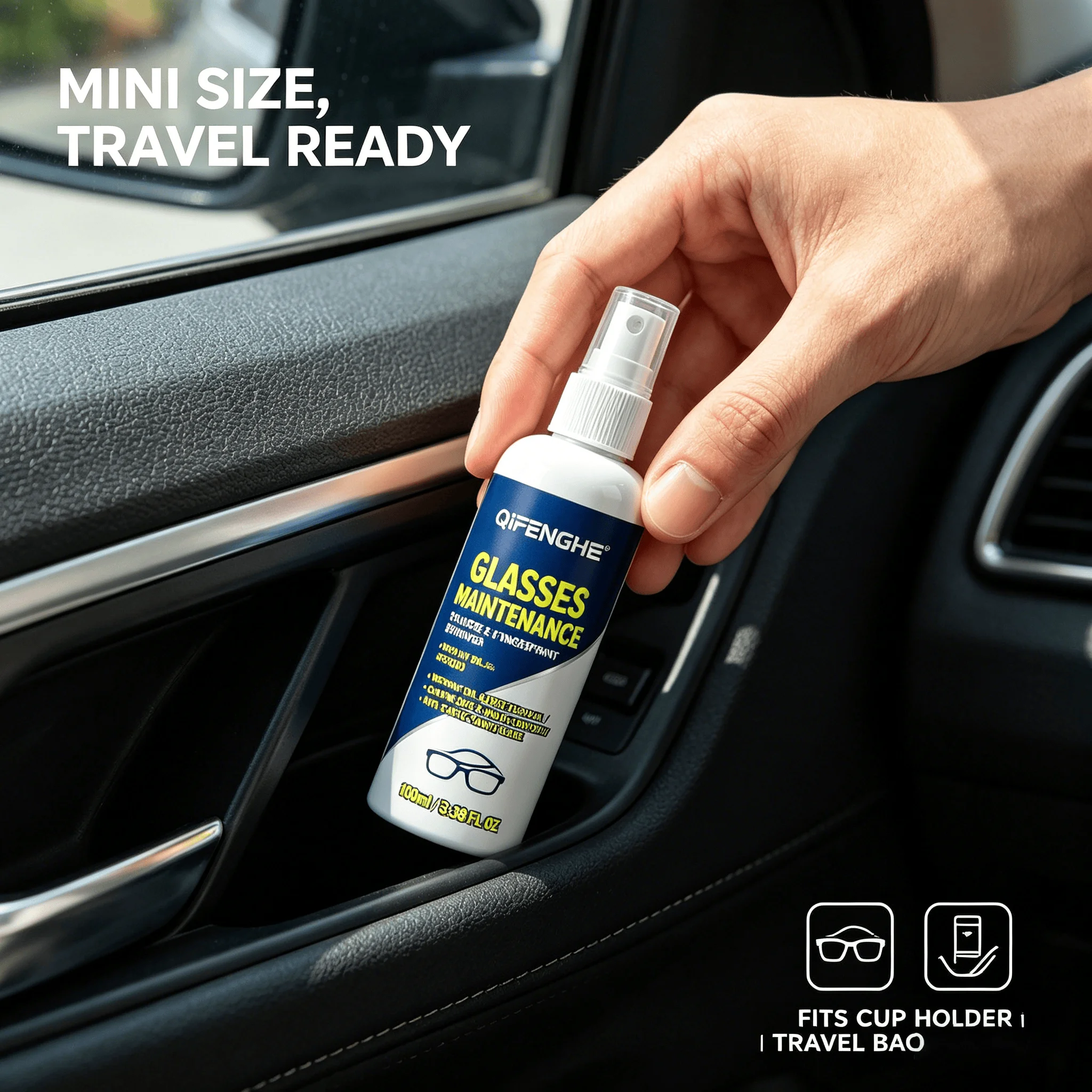 Eyeglass Lens Cleaner Spray Anti Fog Anti Scratch Formula Gentle Removes Fingerprints Oil Dust For Glasses Screens Displays Plus