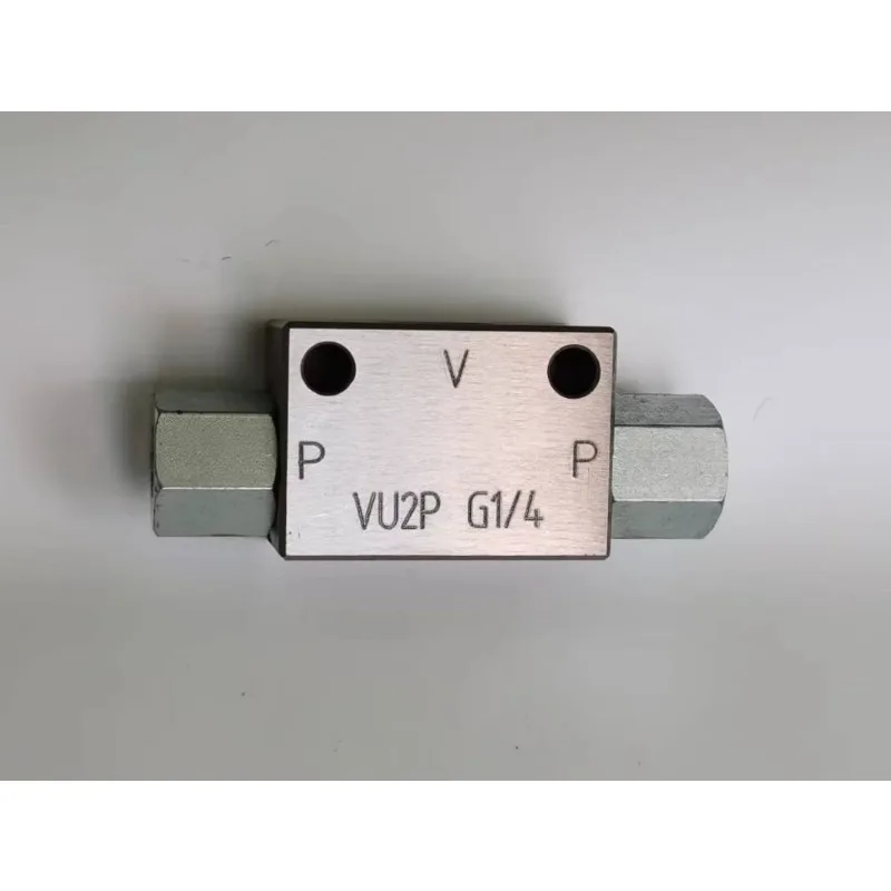 VU2P G1/4 G3/8 oil intake valve, construction machinery hydraulic motor brake three-way shuttle valve