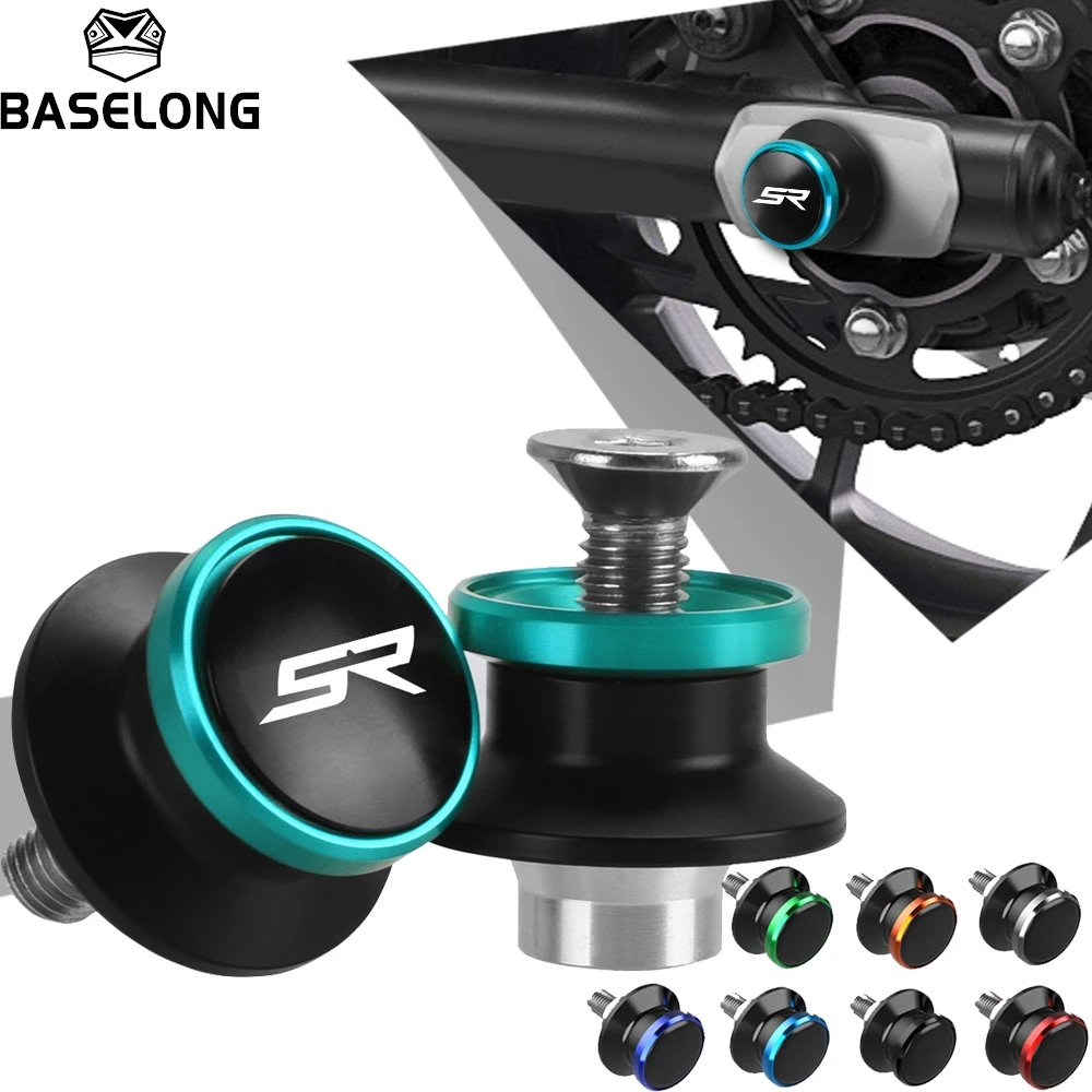 

FOR CFMOTO CF SR 250SR 300SR 450SR 500SR VOOM 675SR 675SR-R 675SRR Swingarm Sliders 10MM Swingarm Spools Rear Stand Screw Slider
