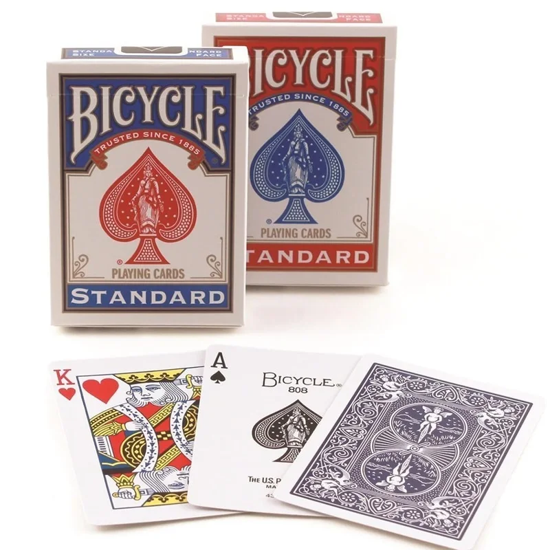 

Bicycle Standard Index 808 Playing Cards Red or Blue Rider Back Deck USPCC Collectible Poker Entertainment