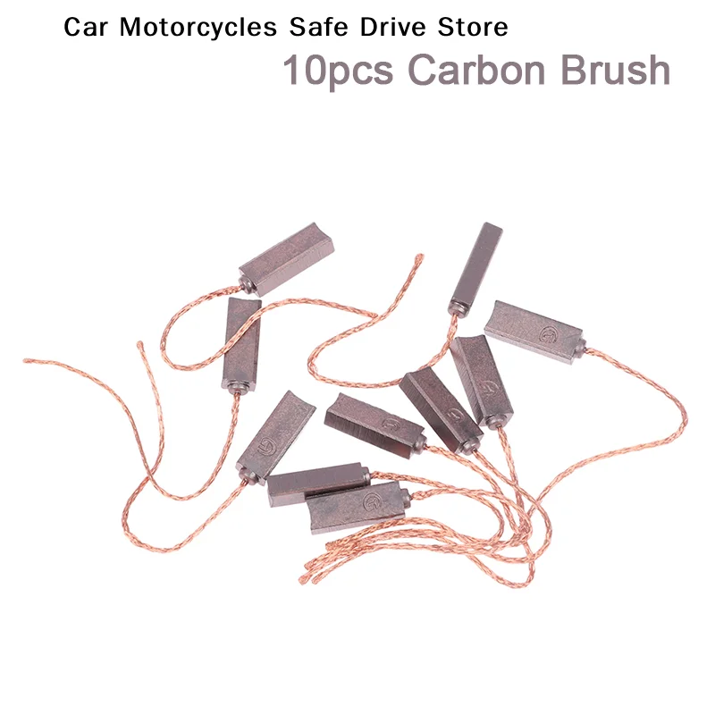 【CM】Hot Sale 10pcs 4*6*17mm Electric Car Vehicle Generator Regulator Carbon Brushs For New Jetta Santana Alternator Tools