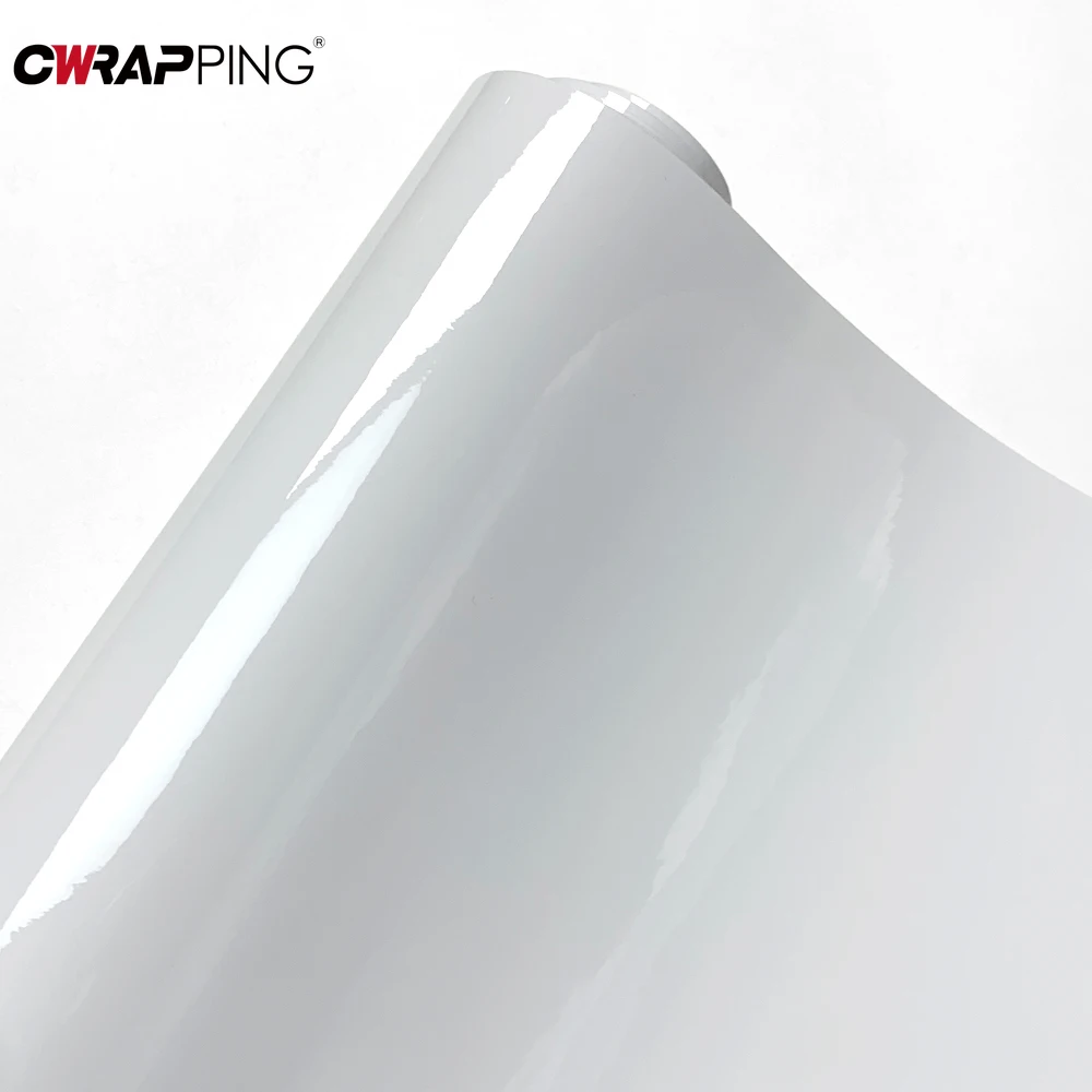 

Bright White Car Stickers Waterproof Car Film Covering Automotive Vinyl Color Change PVC Decor Motorcycles Wrap Auto Accessiries