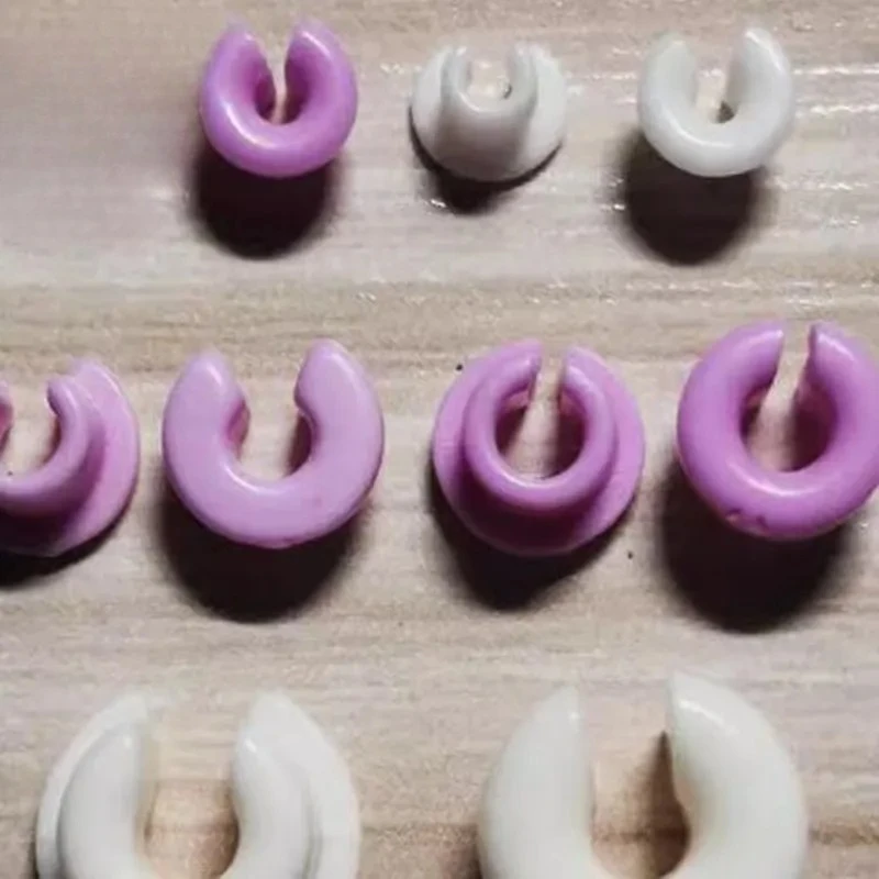 30PCS Aluminum Oxide Ceramic U Shape Opening Porcelain Eye Wear Resistant Textile Machine Accessories Porcelain Eye