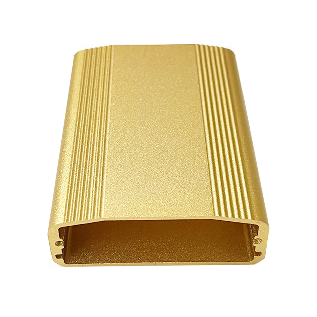 61*22.4*80mm Aluminum Enclosure Shell Instrument Power Supply Case PCB Box DIY Iron Grey/Gold Color Industrial Extrusion