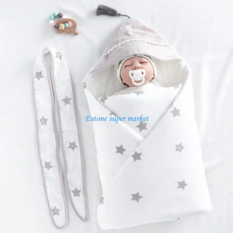 

090B Baby Blanket Sleeping Bag Receiving Blankets Cartoon Print Stroller Wrap for Newborn