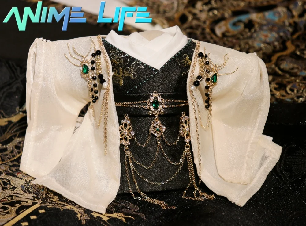 

Шепиты судьбы Тан Личи Луо Юньси, древний костюм ручной работы для куклы 20 см, игрушечный костюм, одежда, аксессуары для кукол, косплей