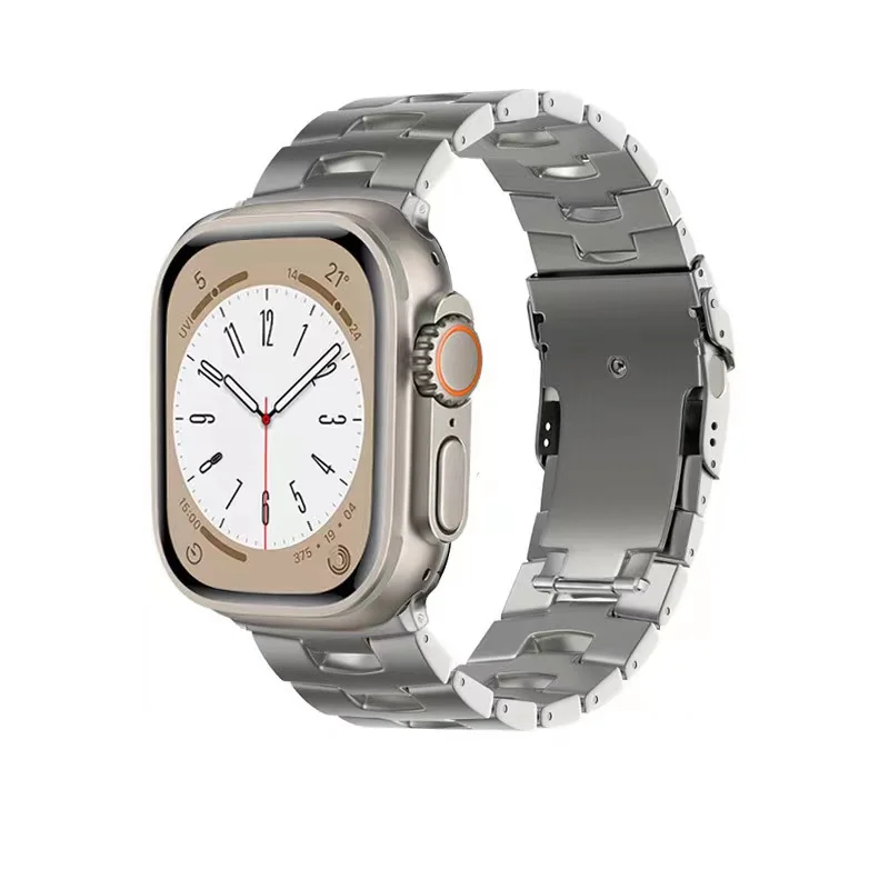Oracle Titanium Strap For Apple Watch Ultra 8 7 6 5 4 3 SE Metal Lightness Bracelet For iWatch 49mm 45mm 44mm 41mm 42mm40mm Belt