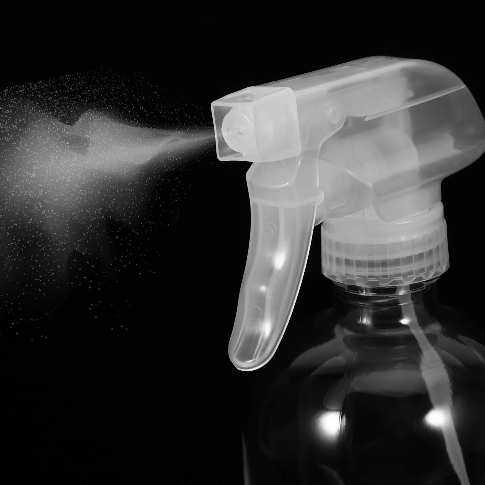 2Pcs Fine Mist Spray Bottles for Hair, Plants, Cleaning – Durable Plastic Trigger Sprayers for Salon & Barbers