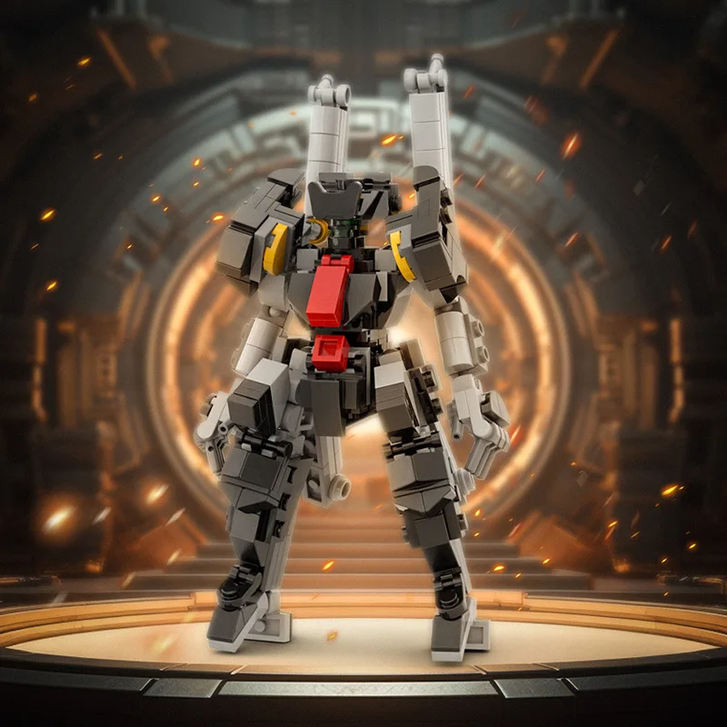 

C9757 Black Seagull Game Series Warrior Puzzle Toy War Robot Building Blocks Educational Model Figure Children's Holiday Gift