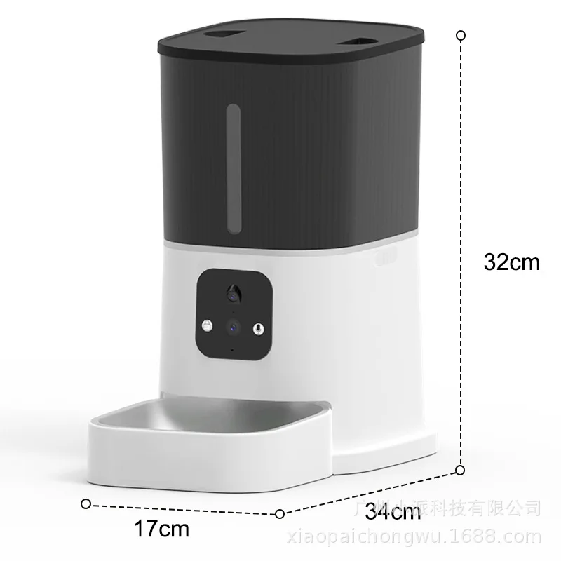 

Автоматическая кормушка для домашних животных с камерой и удаленным мониторингом для кошек и собак