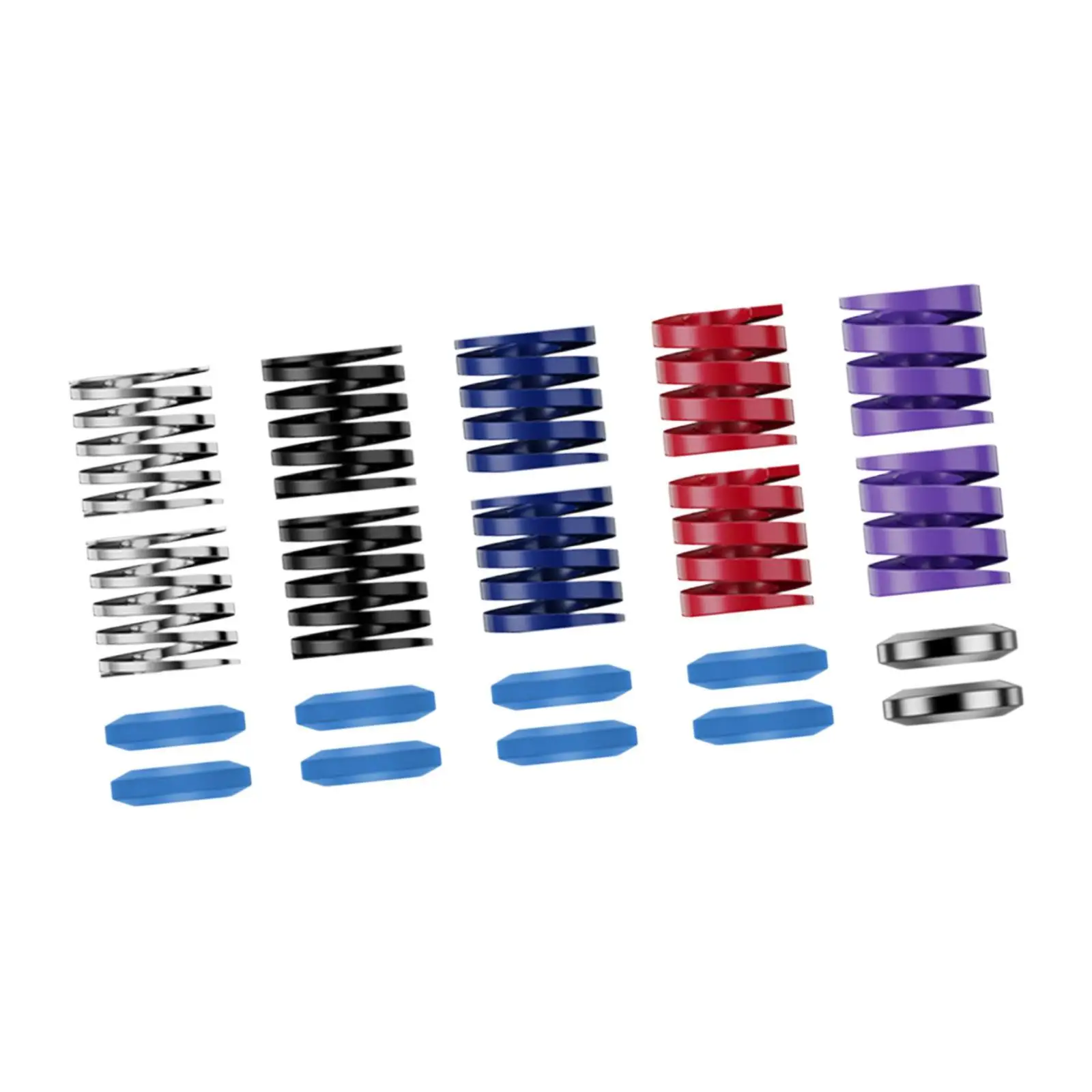 Damping Block Brake Pedal Spring Kit Multicolor Load Cell Pedal Parts for Racing Simulation Setup