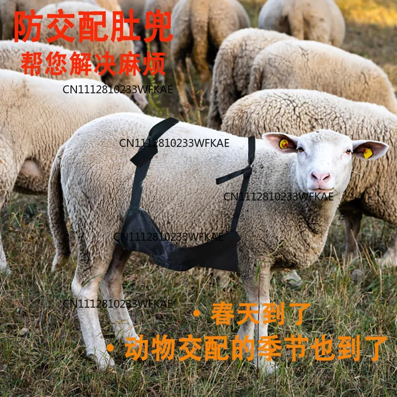 Sheep belly pocket grassland breeding sheep anti-mating belly pocket wrapping pocket breathable anti-ram climbing ewe