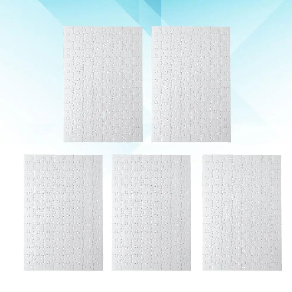 5 قطع ألعاب ألغاز فارغة رسم ألغاز الصور المقطوعة لوحة التسامي