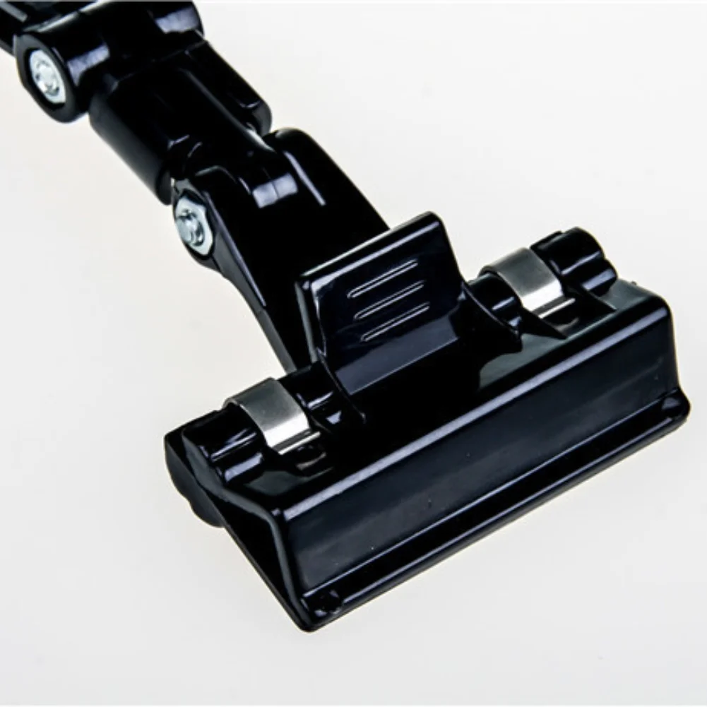 1pc Adjustable Document Holder For Typing 360° Rotatable Art Supply Clips Black Double Head Rotatable Holder Painting Clip Clamp
