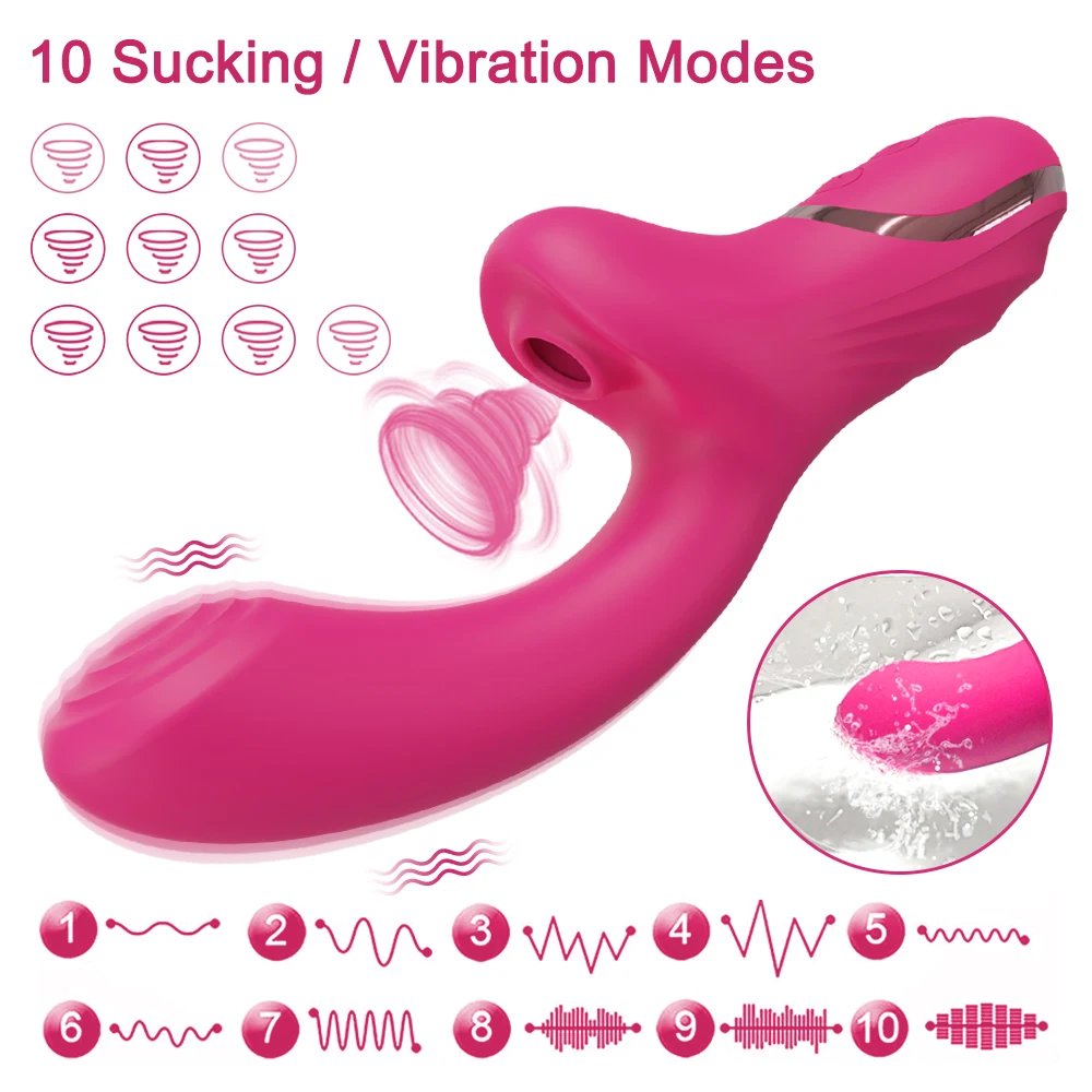 20 Modes G-Spot Vibrator Female Powerful Clit Clitoris Sucker Vacuum Stimulator Dildo Sex Toys for Women Adults Goods