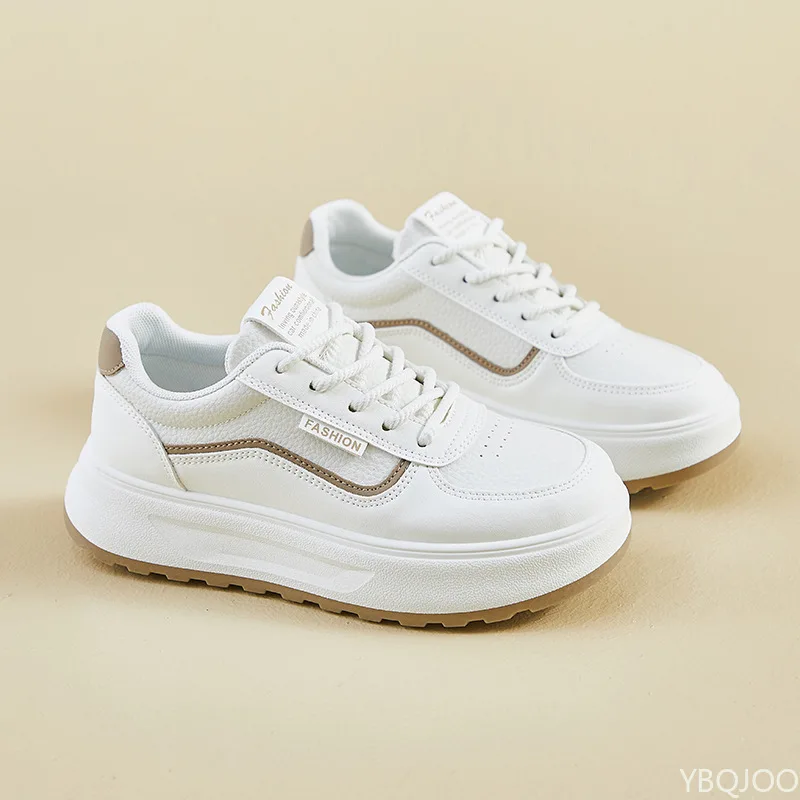 

Spring Autumn New Female Students' Thick soled Height Increasing Sports Leisure Shoes Anti slip Wear resistant Women's Shoes