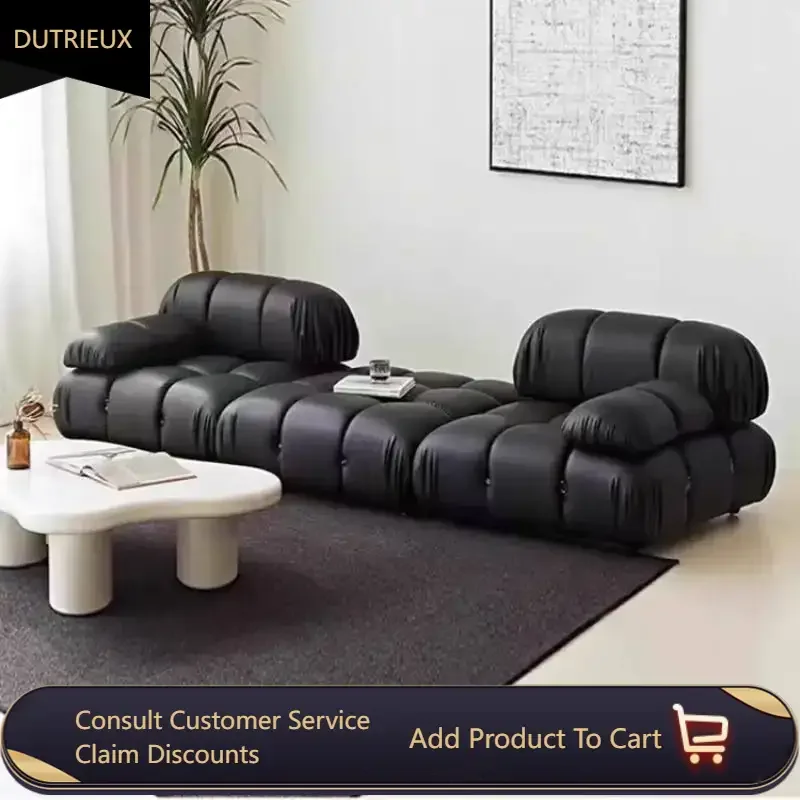 

Lazy European Waterproof Sofa Loveseat Armrest Lit Pliable Luxury Salon Couch Sets Puffs Bedroom Canape Salon Furniture Home