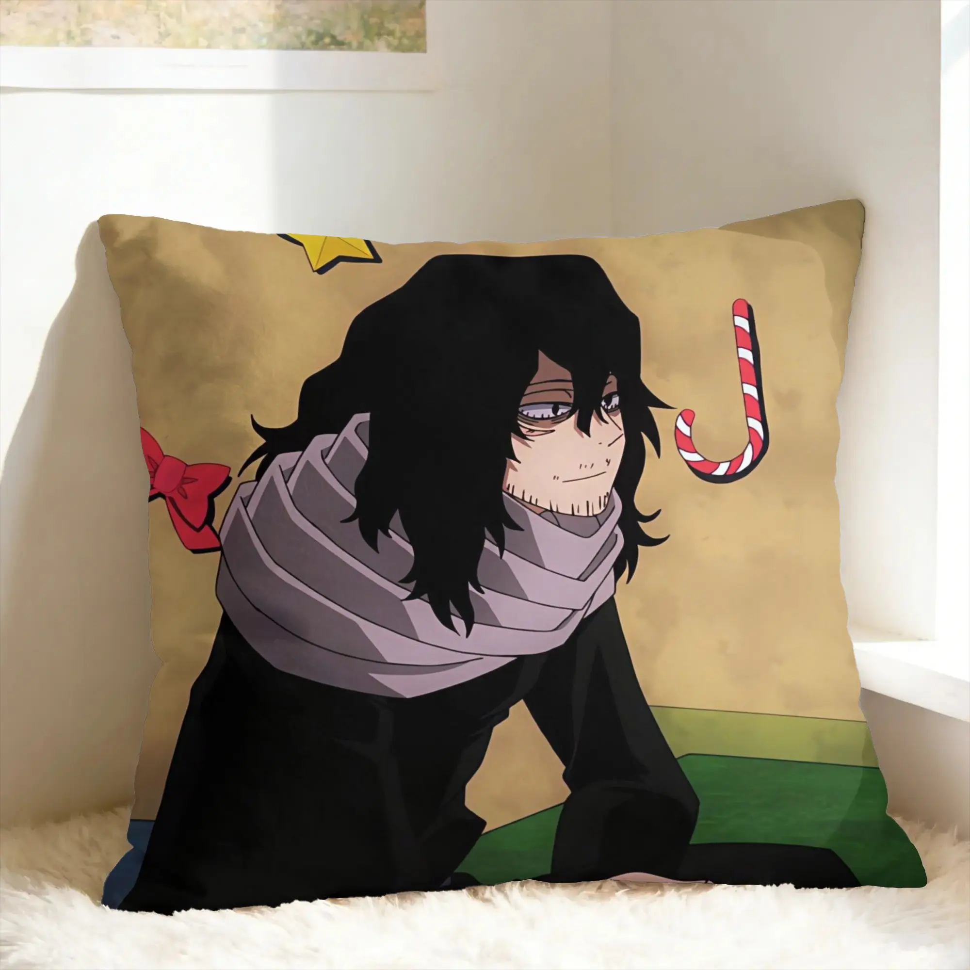 Pillow Cover S-Shota A-Aizawa  Vintage Pillow Case For Sofa Home Decoration Pillowcases