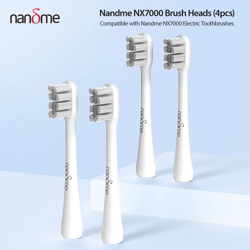 الأصلي Nandme NX7000 فرشاة رؤساء الذكية سونيك فرشاة الأسنان الكهربائية الملحقات فرشاة الأسنان رؤساء