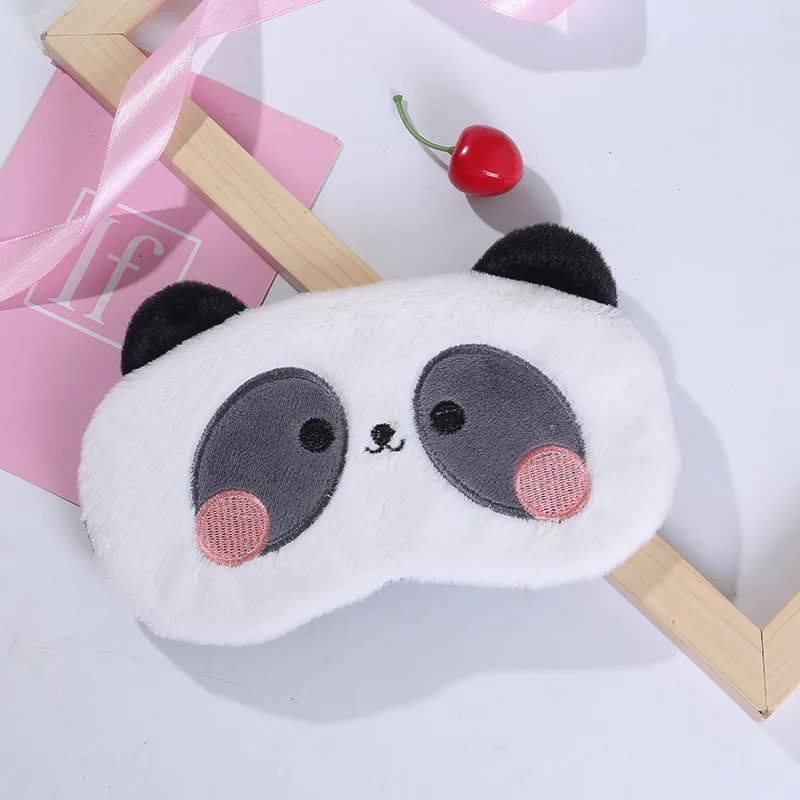 1pc Sleeping Mask Sleeping Blindfold Soft Plush Eye Masks Cute Cat Eye Cover peluche Mask eyeppatch Nap Health Eye Cover