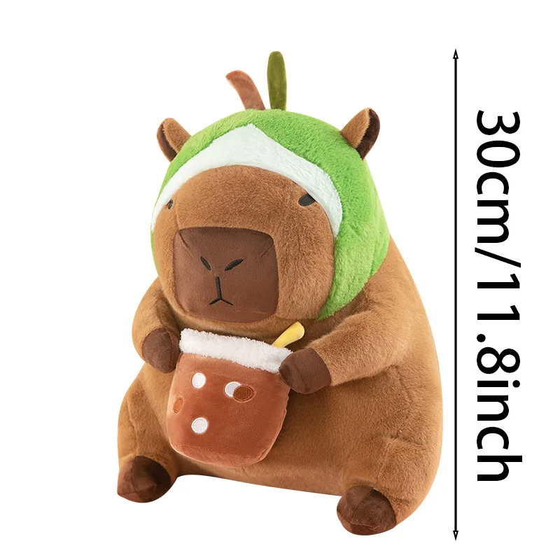 30CM Capybaras Stuffed Animals Doll Capibara Cosplay Bread  Unicorn Dinosaur Plush Toy Room Decoration Sofa Plush Pillows