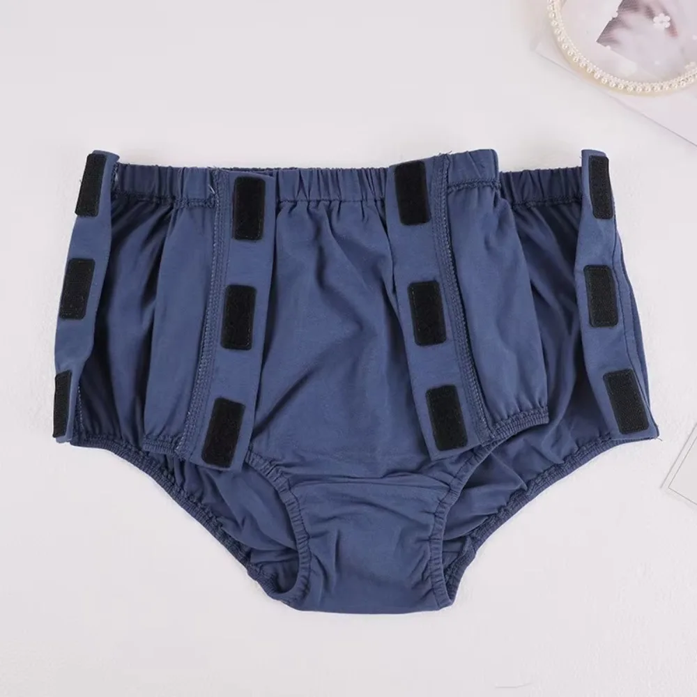 

Women Men Paralysis Patient Triangle Underwear Briefs Cotton Easy Wear/Take Off Fracture Rehabilitation Disabled Elderly Nursing